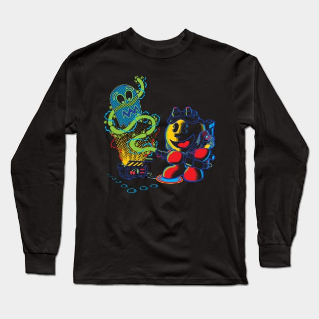 Pac-Buster Long Sleeve T-Shirt by polaritees